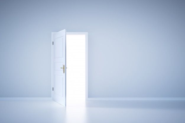 Puerta blanca